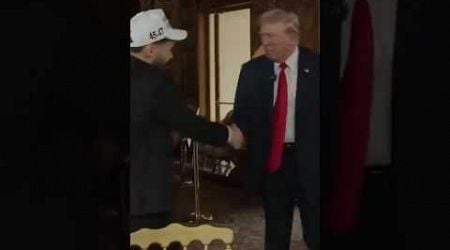 Donald Trump walks out to 50 Cent Many Men w/ Adin Ross