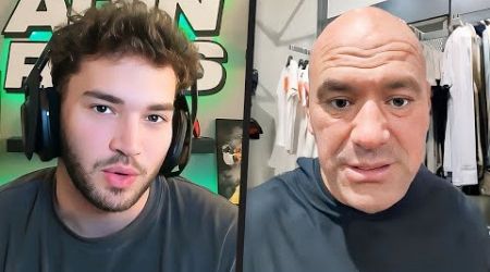 Dana White Comes on Adin Ross Stream!