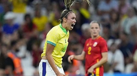 Brazil sets up Olympic final against the US with a 4-2 win over Spain