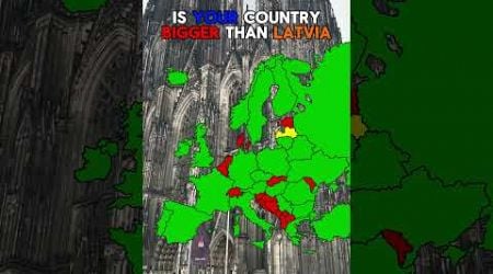 Is You Country Bigger Than Latvia #europe #mapping #shorts #viralshorts #subscribe #fyp #like