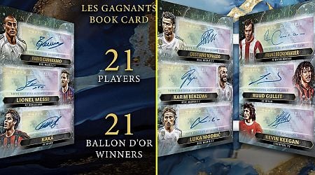 'Craziest of all time?' Topps announce incredible trading card signed by 21 Ballon d'Or winners including Lionel Messi and Cristiano Ronaldo