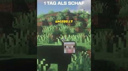 1 TAG ALS SCHAF IN MINECRAFT #minecraft #minecraftshorts #gaming #german #trends