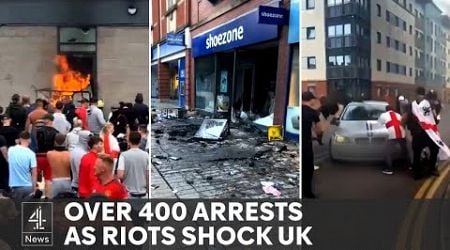 UK riots: 400 arrested amid far-right violence and clashes with police