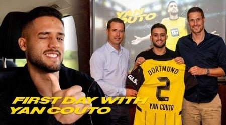 Yan Couto&#39;s first day at Borussia Dortmund