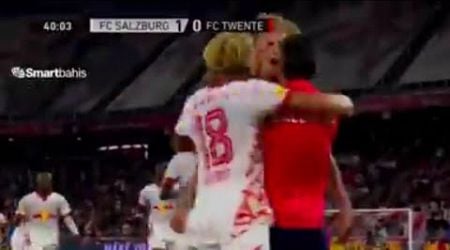 Maurits Kjaergaard Goal, RB Salzburg vs Twente (2-1) All Goals and Extended Highlights