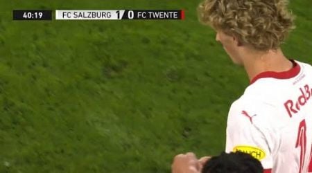 RB Salzburg vs FC Twente 2-1 Maurits Kjaergaard score in win for Salzburg Match recap