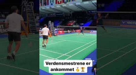 Latihan Jonatan Christie dan Anthony Ginting Jelang Victor Denmark Open @BadmintonTalkTV