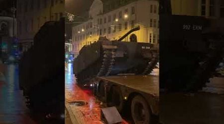 Estonian army, loading before Independence Day 2024, tanks #independenceday #nato #tallinn