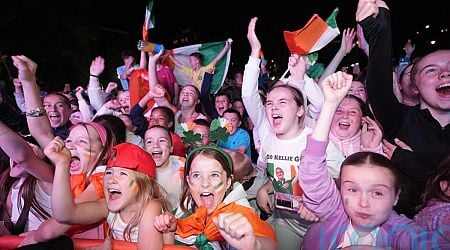 Dublin park erupts with pride as local hero Kellie Harrington wins boxing gold