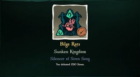 Sea Of Thieves | Commendations | Silencer Of Siren Song