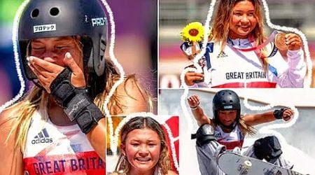 16-Year-Old Sky Brown Claims Bronze for Team GB in Women&#39;s Park Skateboarding - digital sk