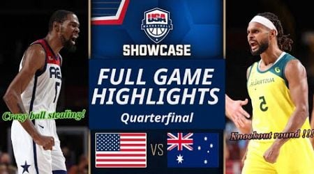 USA Vs Australia Full Game Highlights | | USAB SHOWCASE | Fiba Basketball