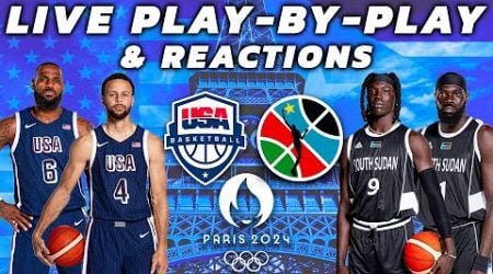 USA Vs South Sudan Mens Basketball | Live Play-By-Play &amp; Reactions