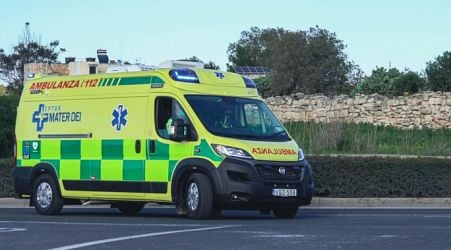  Motorcycle driver hospitalised in Msida traffic accident 