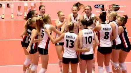 LIVE | Bulgaria vs. Belgium - CEV U20 Volleyball European Championship 2024 | Women