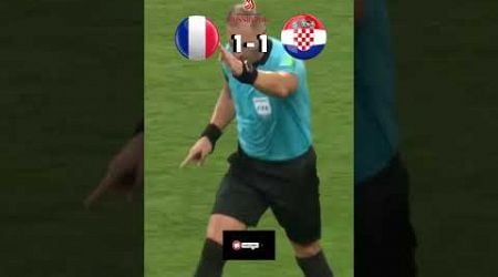 FRANCE VS CROATIE WC 2018 #football #youtubeshorts #worldcup #fifa #croatia #france #ytviral