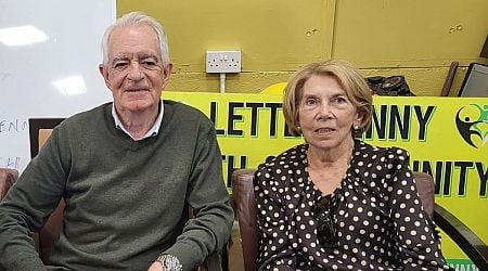 Charlie and Nellie McHugh return to Devlin Hall - the place they met 60 years ago