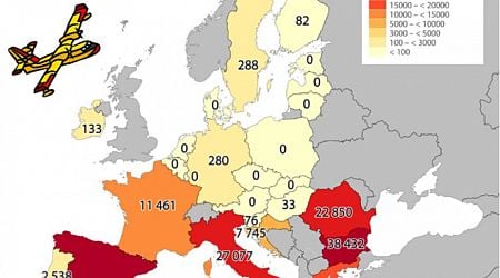 38 000 hectares of Bulgarian land have been scorched by wildfires since the beginning of 2024