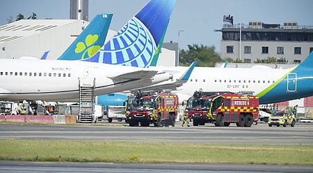 US-bound flight met by fire crews after being forced to make emergency landing at Dublin Airport