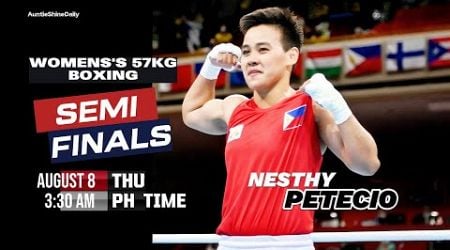 Nesthy Petecio Olympics Women&#39;s 57kg Boxing Schedule &amp; Stats SemiFinals vs Poland Julia Szeremeta