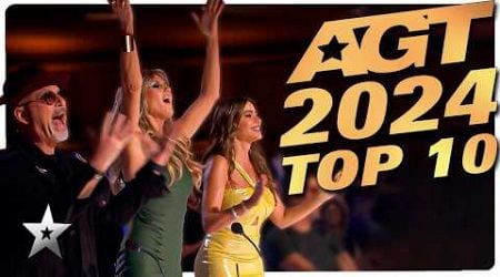 America&#39;s Got Talent 2024: Top 10 BEST Auditions!