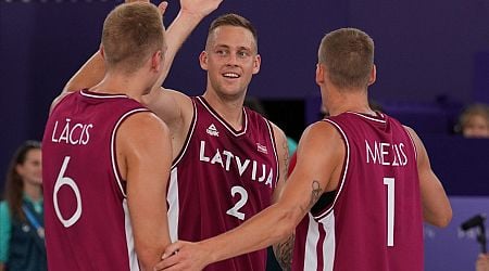 Video: 3x3 basketball team returns to Latvia