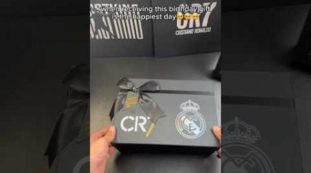 Best cr7 birthday gift ever #cr7 #cr7fans #ronaldo #football