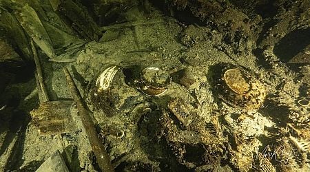 A 19th-century shipwreck is filled with Champagne bottles and Sweden won't allow anyone a sip