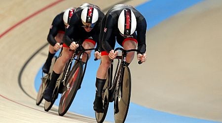 Olympics 2024: Great Britain win silver in men's team sprint to continue flying start