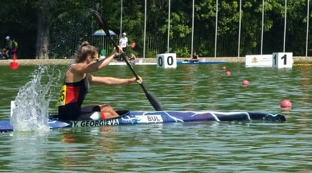 Bulgaria's Yoana Georgieva in Paris Olympics Kayak Single 500m Semifinals