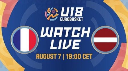 LIVE - France v Latvia | FIBA U18 Women&#39;s EuroBasket 2024 | Round of 16 game