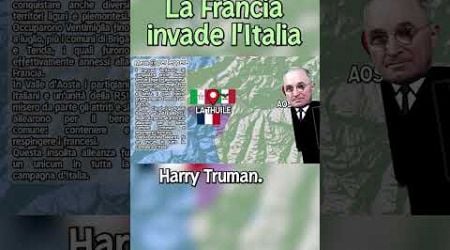 1945: La FRANCIA INVADE L&#39;ITALIA