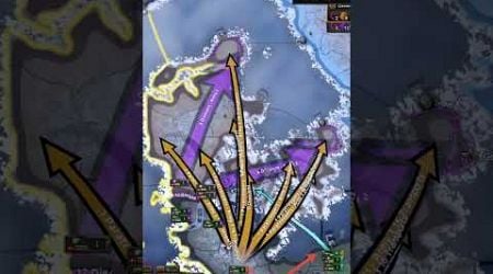 Can You Defeat Denmark In 6 Hours? Hearts of Iron 4 #shorts