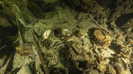 A 19th-century shipwreck is filled with Champagne bottles and Sweden won't allow anyone a sip