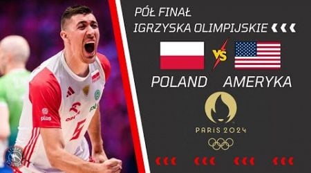 VOLLEYBALL OLYMPICS PARIS 2024 SEMIFINAL: POLAND 3 : 2 UNITED STATES OF AMERICA