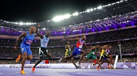 Hang it in the Louvre: Paris Olympics painted with agonizingly beautiful photo finishes