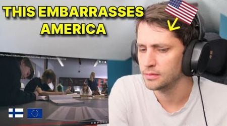 American reacts to why Finland schools way outperform American schools