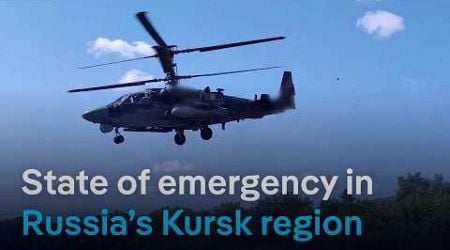 Russia alleges &#39;large scale&#39; Ukrainian incursion in Kursk region | DW News