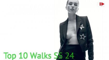 ANDREEA DIACONU Top 10 Walks SS 2024 - 4K