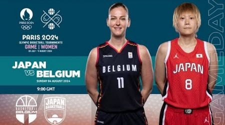 Japan vs Belgium Live score-Stats I Women&#39;s Olympic Basketball Tournament Paris 2024