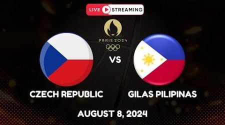 LIVE NOW! GILAS PILIPINAS vs CZECH REPUBLIC | 2024 PARIS OLYMPICS | August 8, 2024 | FIBA2K