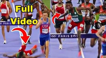 Lamecha Girma Fall Video | Lamecha Girma Fall at men&#39;s 3000mSteeplechase race | Lamecha Girma