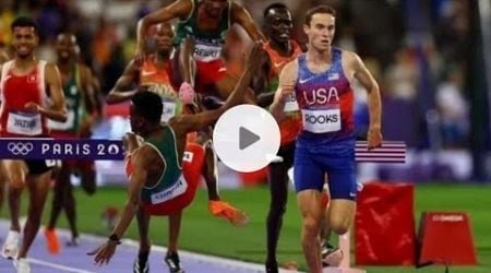 Lamecha Girma Fall Video | Lamecha Girma Fall at men 3000m Steeplechase race at Olympics Paris 2024