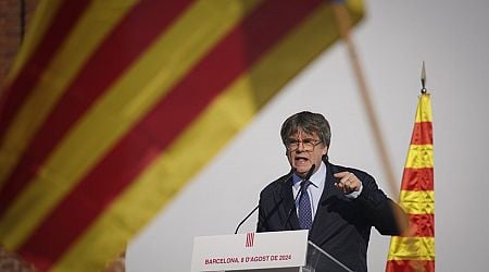 Ex-Catalan leader Puigdemont, a fugitive since 2017, returns to Spain. But then he vanishes again