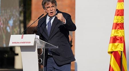 Wanted ex-Catalan separatist leader Carles Puigdemont evades capture on chaotic return to Spain