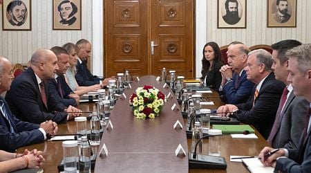 President Radev Meets with Commissioner of the US Nuclear Regulatory Commission David Wright