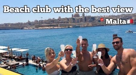 A beach club in Malta with the best view