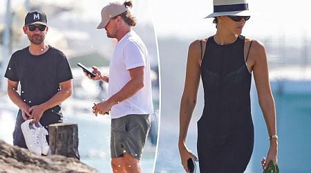 Leonardo DiCaprio, girlfriend Vittoria Ceretti vacation in Ibiza with Tobey Maguire