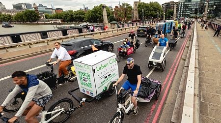 There was a 73% increase in Cargo bike use in inner London last year