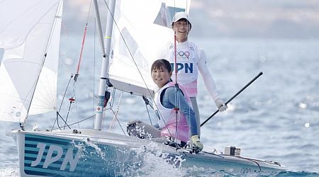 Olympics: Okada, Yoshioka win mixed dingy sailing silver for Japan